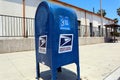 USPS United States Postal Service, Mail Collection Box Royalty Free Stock Photo