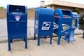 USPS United States Postal Service, Mail Collection Boxes