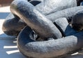 USS Arizona Anchor Chain in Phoenix, Arizona Royalty Free Stock Photo