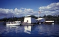 USS Arizona Memorial and Foot Ferry Royalty Free Stock Photo