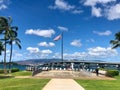 USS Arizona Memorial, at Pearl Harbor in Honolulu, Hawaii Royalty Free Stock Photo