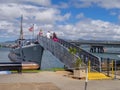 USS Bowfin submarine in Pearl Harbor Royalty Free Stock Photo