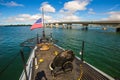 USS Bowfin Submarine prow Royalty Free Stock Photo