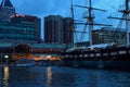 The USS Constellation in Baltimore Royalty Free Stock Photo