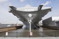 USS Intrepid in New York City Royalty Free Stock Photo