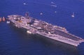 USS Kennedy, New York Harbor, New York City, New York, July 4, 1986