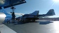 USS Lexington fighter jets retired