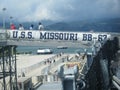 USS Missouri BB-63, Pearl Harbor Hawaii Royalty Free Stock Photo