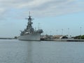 USS Missouri , Pearl Harbor located on the Island of Oahu Royalty Free Stock Photo