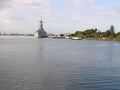 USS Missouri, Pearl Harbor located on the Island of Oahu Royalty Free Stock Photo