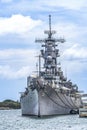 USS Missouri  Memorial Pearl Harbor Honolulu Hawaii Royalty Free Stock Photo