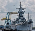 Battleship USS New Jersey Royalty Free Stock Photo