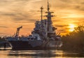USS North Carolina Battleship Royalty Free Stock Photo