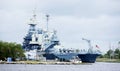 USS North Carolina Battleship, Wilmington, NC Royalty Free Stock Photo