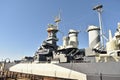 USS North Carolina BB-55 Battleship Royalty Free Stock Photo