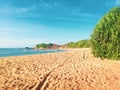 Ussangoda National Park. Beach camping area in srilanka Royalty Free Stock Photo