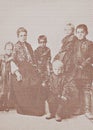 russian family Burdukovsky during the Russo-Japanese war in 1905