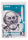 USSR - CIRCA 1964:A post stamp printed by Russia, shows portrait