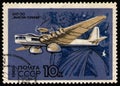 USSR - CIRCA 1969: Tupolev ANT-20 Maksim Gorki, Soviet eight-engine agitational aircraft