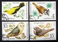 USSR - CIRCA 1979: a series of stamps printed in USSR, shows birds, CIRCA 1979