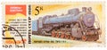 Stamp printed in the USSR shows the FD 21-3000 steam locomotive made in 1941