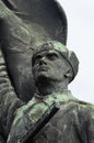 Red Army soldier statue at Memento Park Budapest Hungary Royalty Free Stock Photo