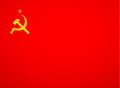 Ussr flag vector Royalty Free Stock Photo