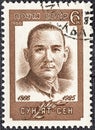 USSR postage stamp, circa 1966. Chinese revolutionary Song Yat-sen, years of life 1866-1925, circa 1966.