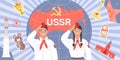 Ussr Symbol Collage