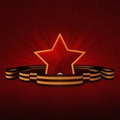 USSR Victory day Red Star Royalty Free Stock Photo