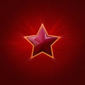 USSR Victory Day Red Star Royalty Free Stock Photo