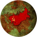ussr view from space Royalty Free Stock Photo