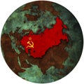ussr view from space Royalty Free Stock Photo