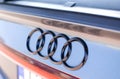 Ustka, Poland - 6 July 2023: Audi logo sign Royalty Free Stock Photo