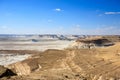Ustyurt Plateau under a clear blue sky