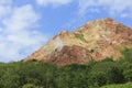 Usu-zan mountain, active volcano near Toya lake, Hokkaido, Japan