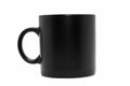 Usual black office coffee mug Royalty Free Stock Photo