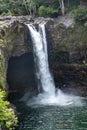 A Close View of Rainbow Falls, Hawaii Royalty Free Stock Photo