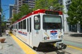 UTA Light Rail in Salt Lake City, Utah, USA Royalty Free Stock Photo