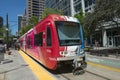 UTA Light Rail in Salt Lake City, Utah, USA