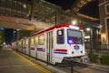 UTA Light Rail in Salt Lake City, Utah, USA Royalty Free Stock Photo