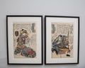 Japanese ukiyo-e woodblock prints