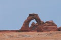 Utah- Arches National Park-  Panorama of Beautiful Delicate Arch Royalty Free Stock Photo