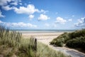 Utah Beach. The D-Day landing beach, Normandy, France Royalty Free Stock Photo