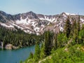 Utah Canyon Hiking Trail towards the Wasatch Mountains Royalty Free Stock Photo