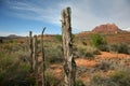 Utah fencing and mountains Royalty Free Stock Photo