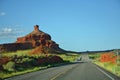 Utah roadside mountains landscape. Royalty Free Stock Photo