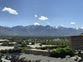 Utah Salt Lake City Mountains in the background