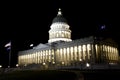 Utah State Capitol at Night Royalty Free Stock Photo