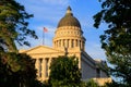 Utah State Capitol with warm evening light, Salt Lake City Royalty Free Stock Photo